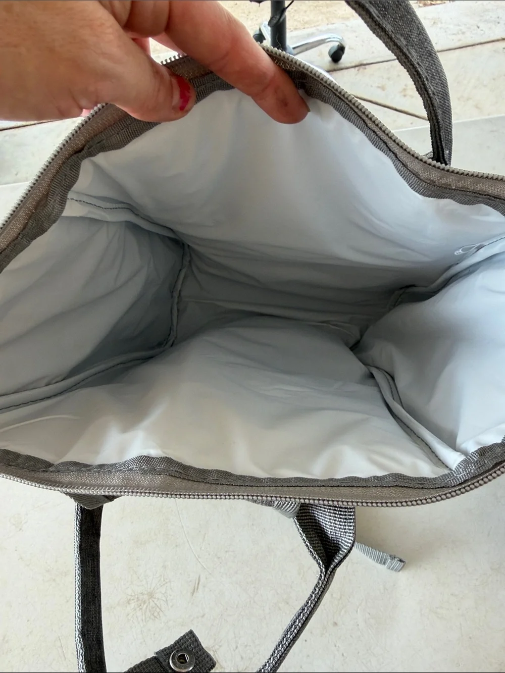 Enfamil Wonder Gray Convertible Baby Insulated Diaper Backpack Tote